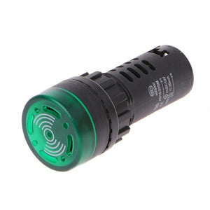 Buzzer Lamp AD16-22SM LED Flash Alarm Indicator Signal Lamp With Buzzer 12V Red Green Yellow Whosale&Dropship