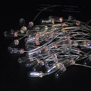 20pcs Miniature 3mm 1.5V 6V 12V 24V 0.04A Lamp Bulb Bombilla Incandescent Edison Filament Antique 3X8mm Rice Miniature Lampara