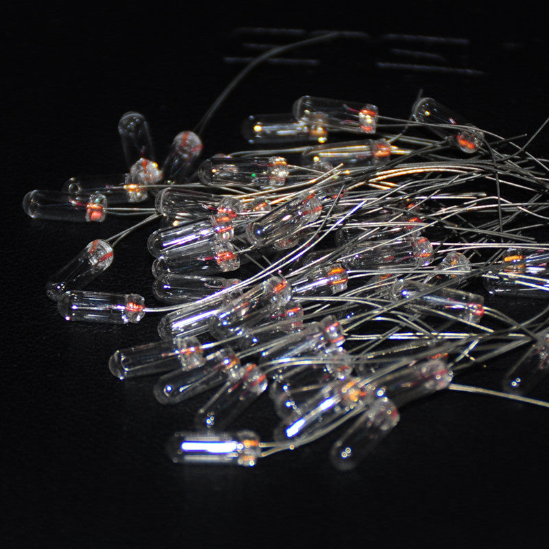 20pcs Miniature 3mm 1.5V 6V 12V 24V 0.04A Lamp Bulb Bombilla Incandescent Edison Filament Antique 3X8mm Rice Miniature Lampara