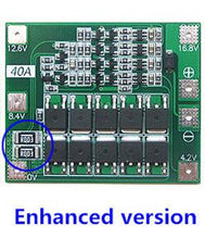 Load image into Gallery viewer, 4S 40A Li-ion Lithium Battery Charger Module Protection Board PCB BMS 18650 Lipo Cell Module w/Balancer For Drill Motor